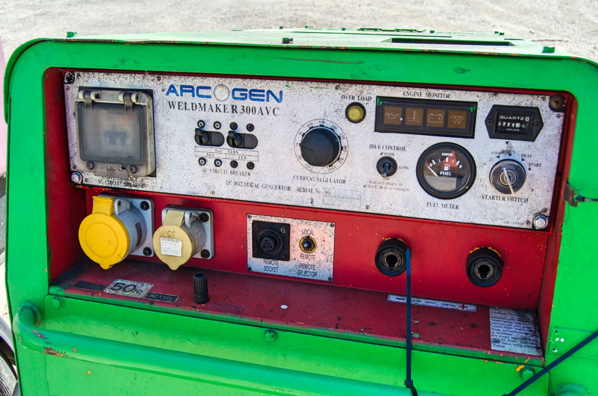 Arc Gen Weldmaker 300 AVC diesel driven fast tow welder/generator Recorded Hours: 6225 0095 - Image 3 of 5