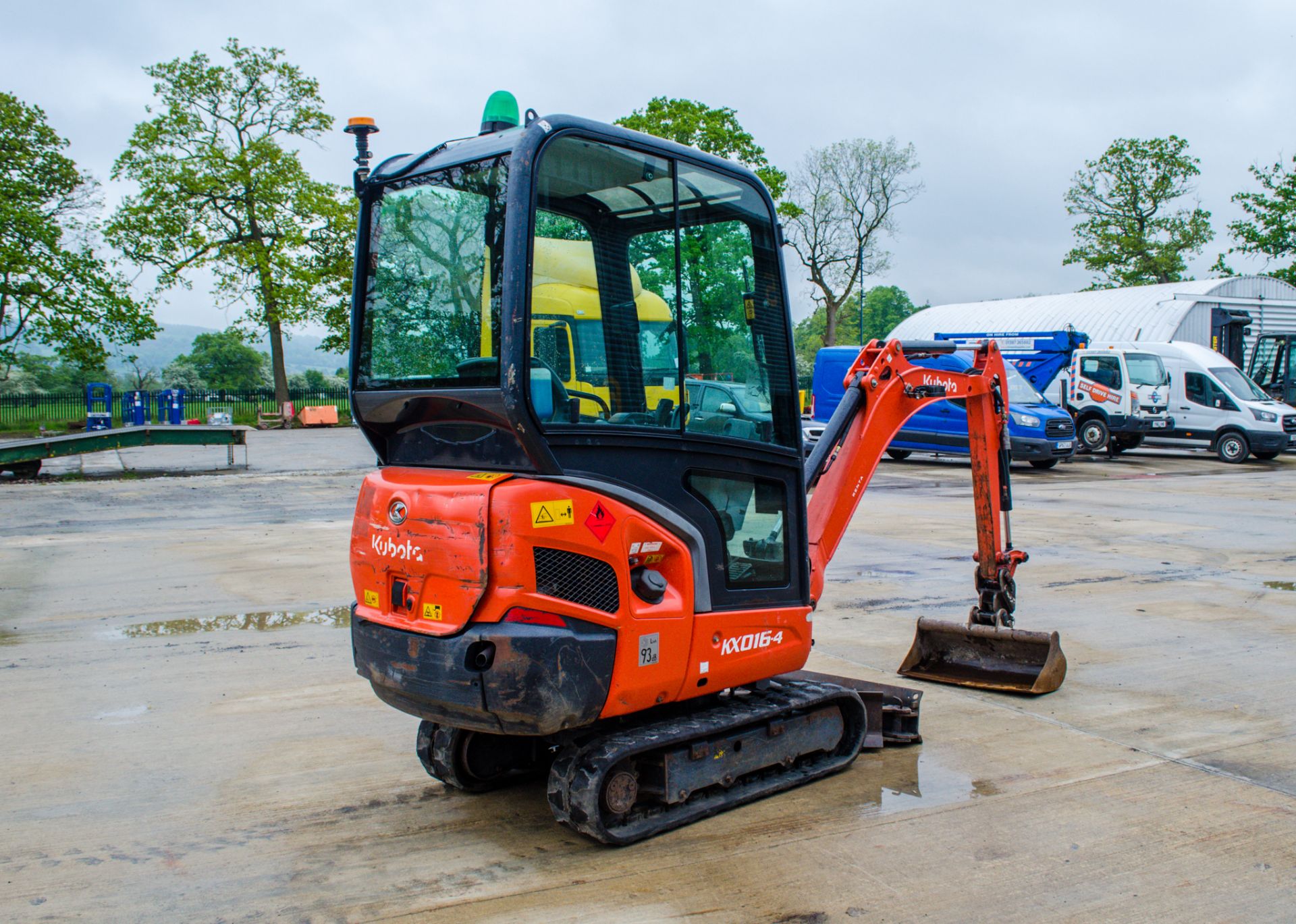 Kubota KX016-4 1.6 tonne rubber tracked mini excavator Year: 2017 S/N: 61467 Recorded Hours: 1358 - Image 3 of 19