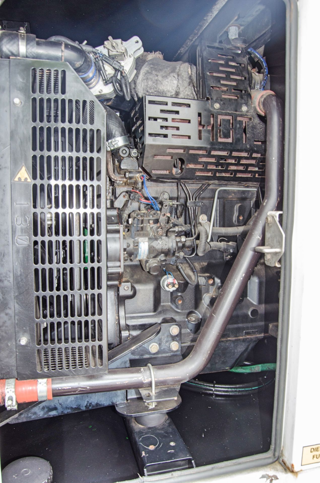 SDMO R66 60 kva diesel driven trailer mounted mobile generator Recorded hours: 12210 A604026, - Image 7 of 8