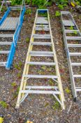 Youngman 8 tread glass fibre framed step ladder EXP5229