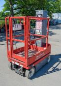 Skyjack SJ16 battery electric vertical mast access platform Year: 2014 S/N: 14003541 HYP296