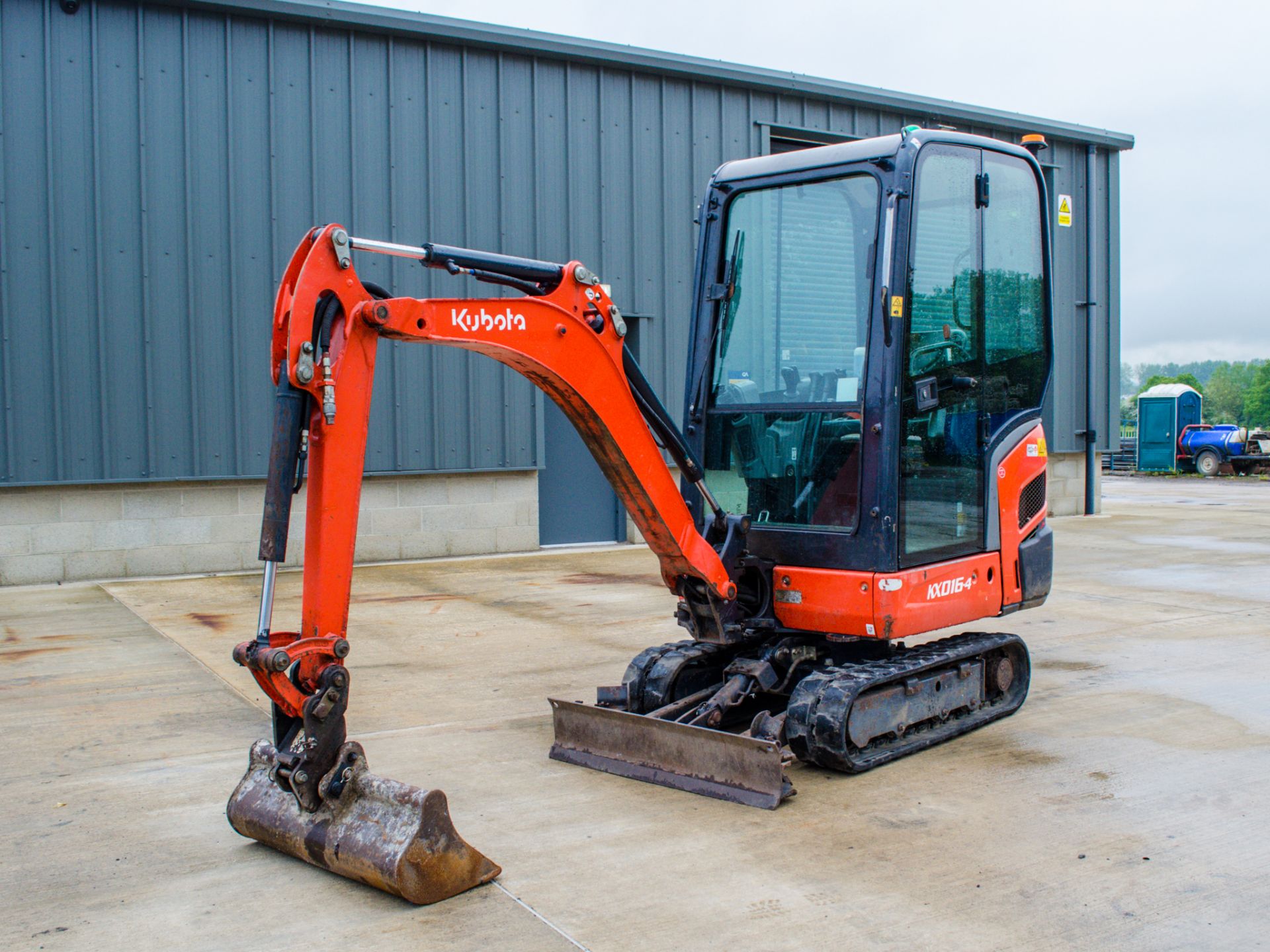 Kubota KX016-4 1.6 tonne rubber tracked mini excavator Year: 2017 S/N: 61467 Recorded Hours: 1358