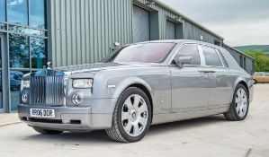 Rolls Royce Phantom 6749cc V12 Auto 4 door saloon car Registration Number: RR06 DOR Date of