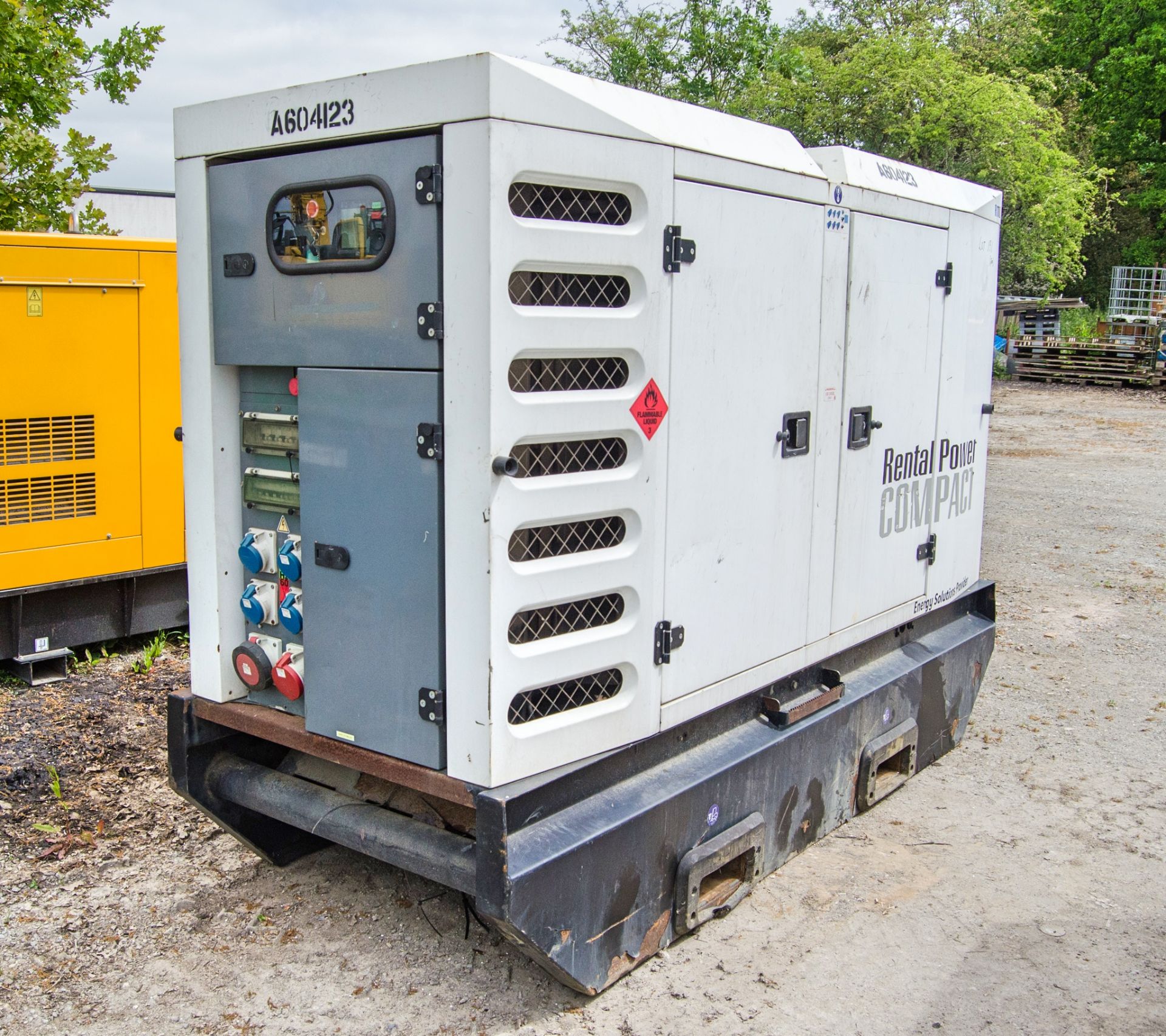 SDMO R110 110 kva diesel driven generator Recorded hours: 27952 A604123
