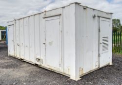21 ft x 9 ft steel anti-vandal welfare site unit Comprising of: Canteen area, toilet & generator