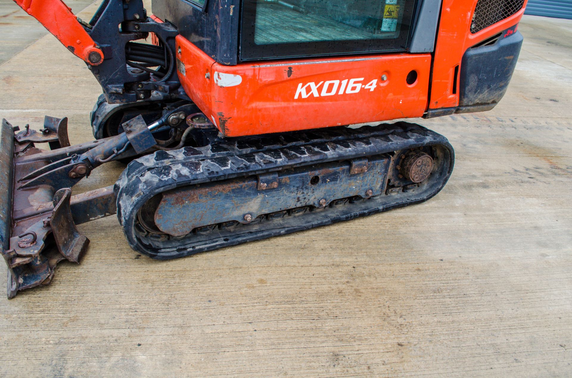 Kubota KX016-4 1.6 tonne rubber tracked mini excavator Year: 2017 S/N: 61467 Recorded Hours: 1358 - Image 9 of 19