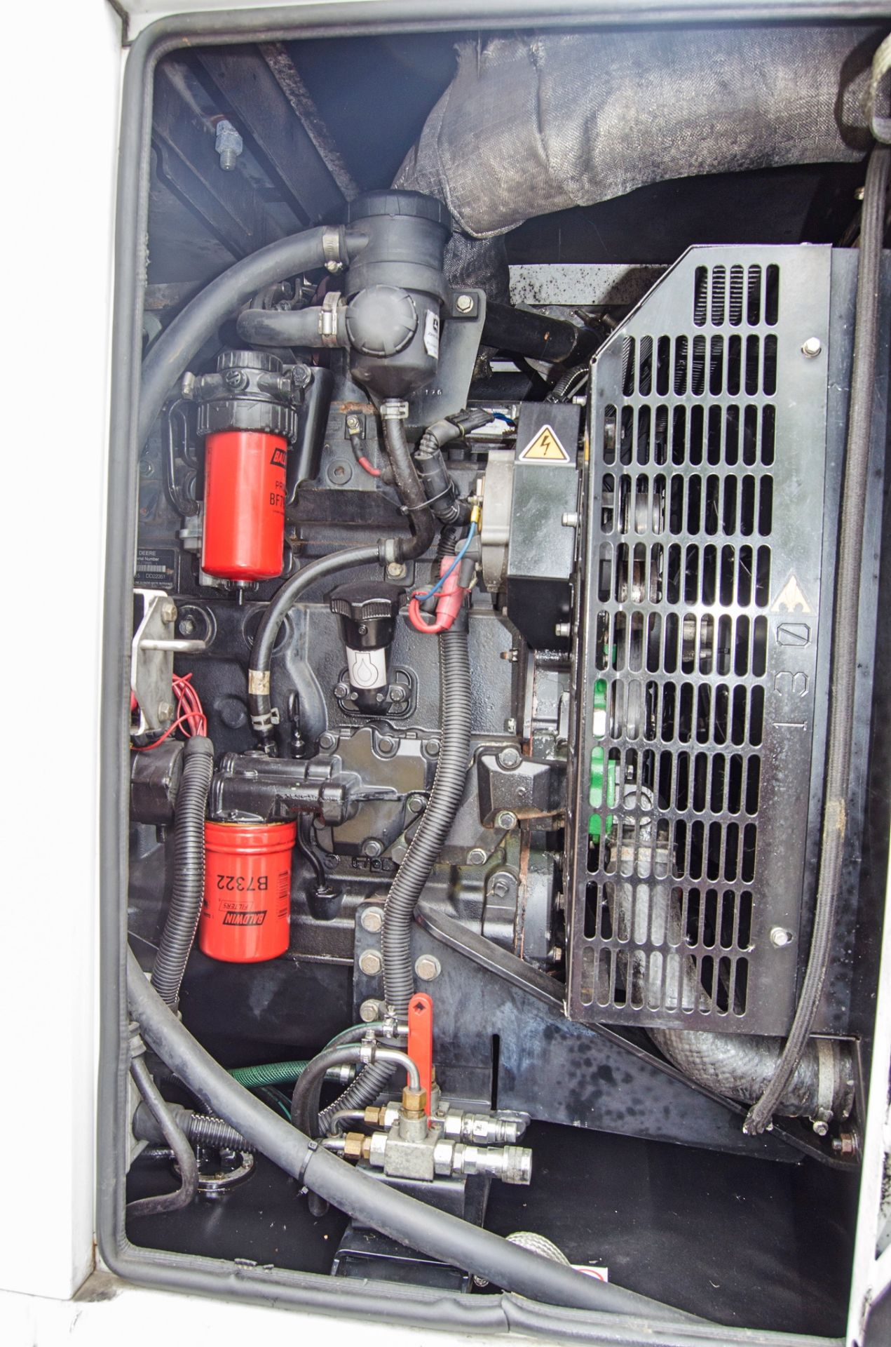 SDMO R66 60 kva diesel driven trailer mounted mobile generator Recorded hours: 12210 A604026, - Image 5 of 8