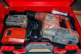 Hilti TE30-A36 36v cordless rotary hammer drill c/w 2 batteries, charger and carry case EXP1707
