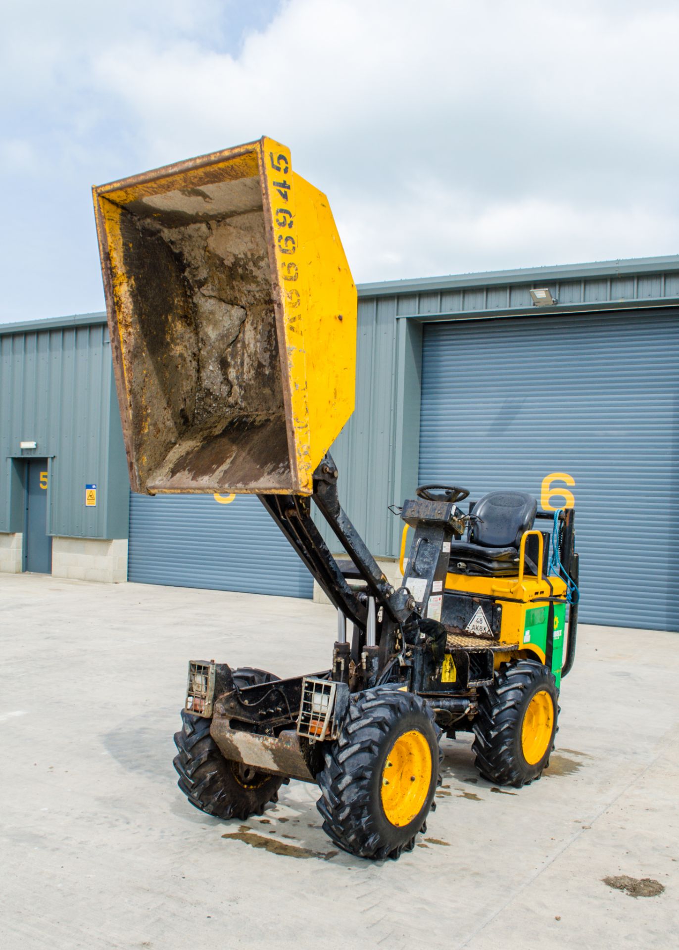 JCB 1THT 1 tonne hi-tip dumper Year: 2015 S/N: FFRA2323 Recorded Hours: 1594 ** Roll bar - Image 13 of 21