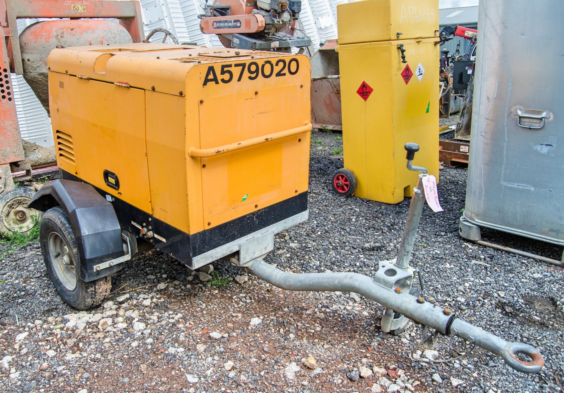 Arc Gen Weldmaker R300 AVC diesel driven fast tow welder/generator Year: 2012 S/N: 1302132