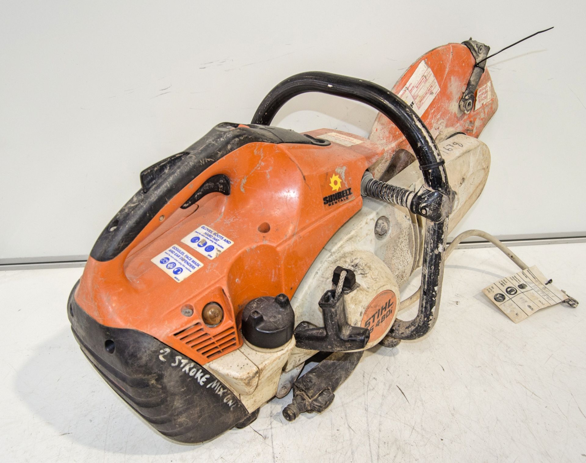 Stihl TS480i petrol driven cut off saw A1087678 - Image 2 of 2