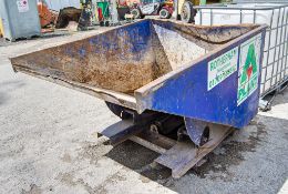 Steel tipping skip A599296
