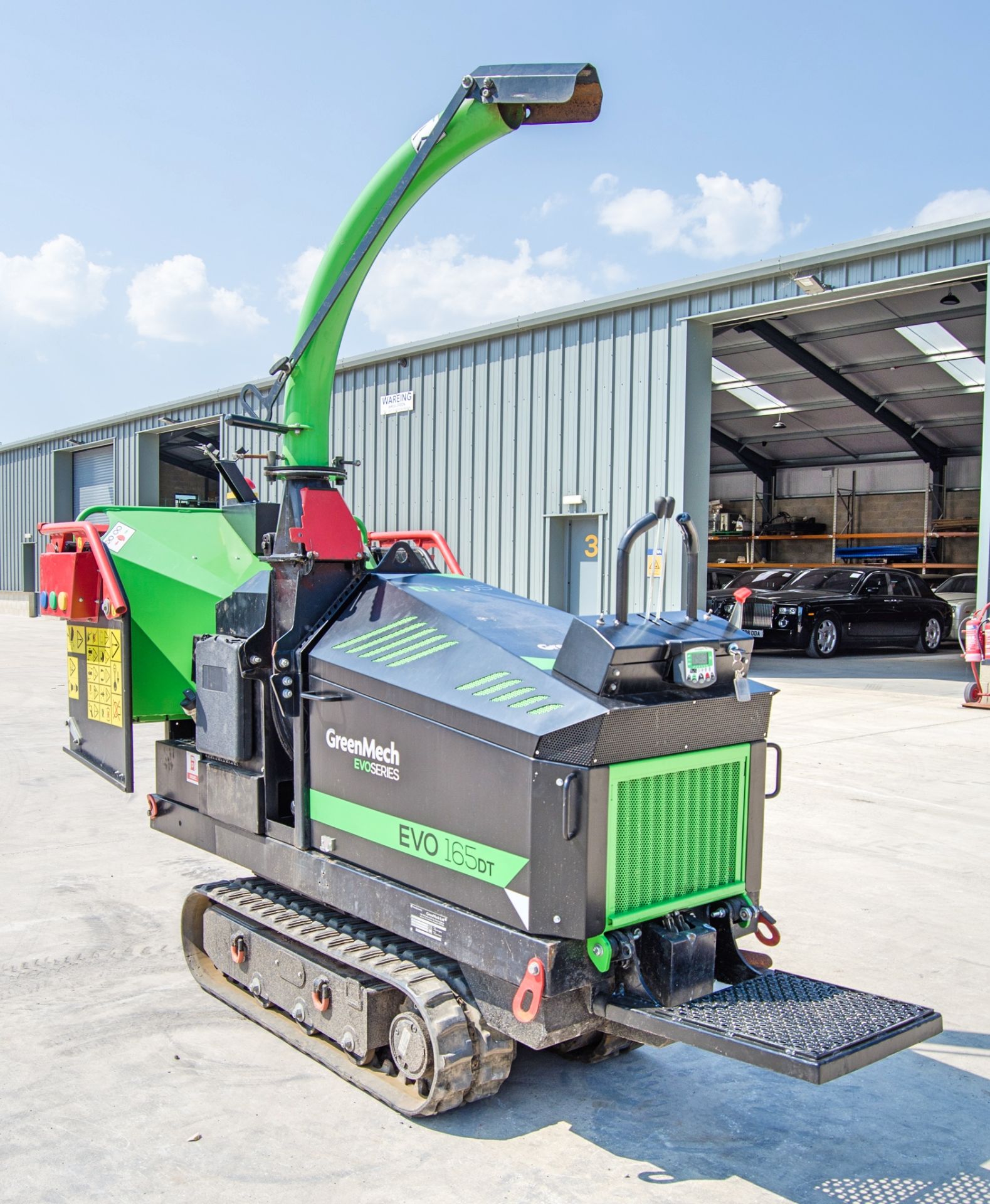 Greenmech EVO 165DT diesel driven rubber tracked wood chipper Year: 2020 S/N: 210063 Recorded Hours: - Image 2 of 16
