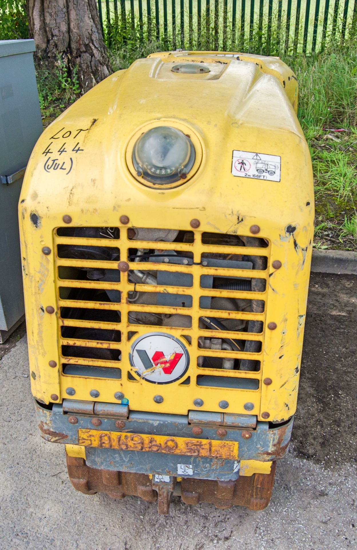 Wacker Neuson RTSC3 diesel driven trench roller c/w remote control Weight: 1495kg HS Code: - Image 4 of 10