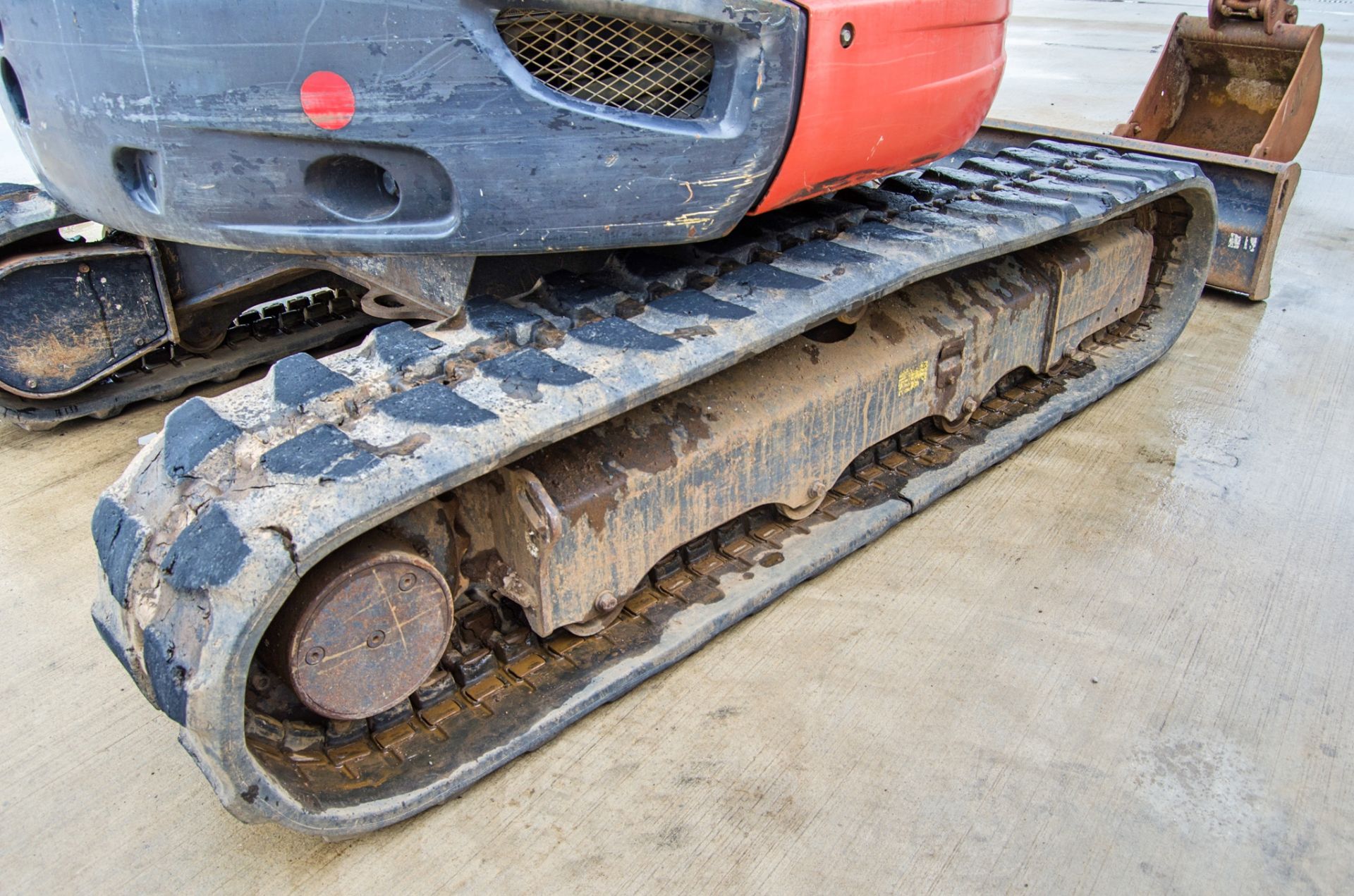 Kubota U48-4 4.8 tonne rubber tracked excavator Year: 2015 S/N: 52800 Recorded Hours: 3093 blade, - Image 9 of 25