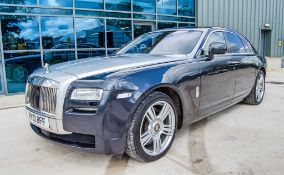 Rolls Royce Ghost 6592cc V12 Auto 4 door saloon car Registration Number: HY10 BFF Date of