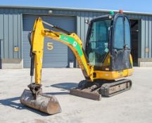 JCB 8018 1.5 tonne rubber tracked mini excavator Year: 2017 S/N: 2545079 Recorded Hours: 3193 blade,