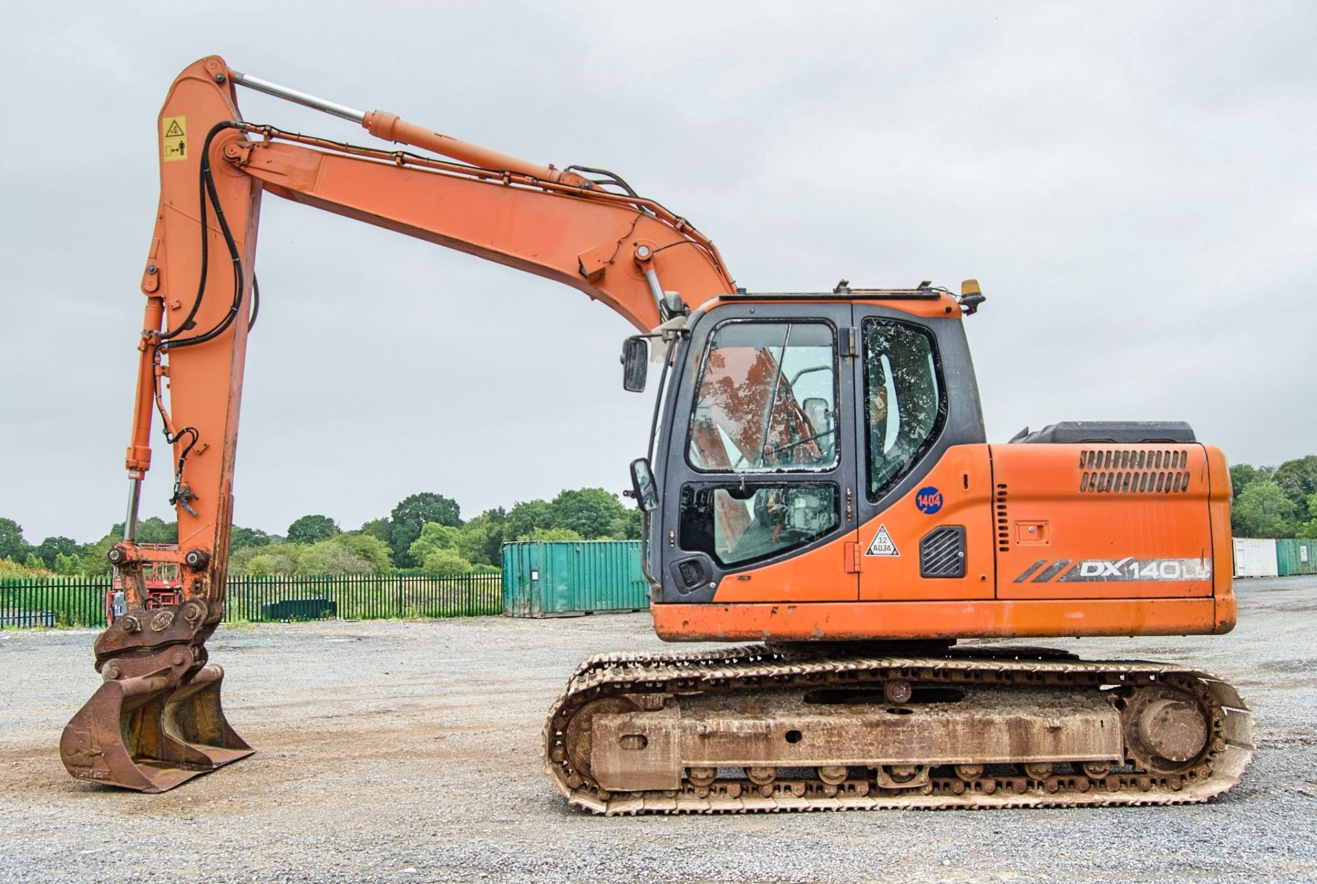 Doosan DX140LC 14 tonne steel tracked excavator Year: 2011 S/N: B0050396 Recorded Hours: 88075 ( - Image 7 of 28