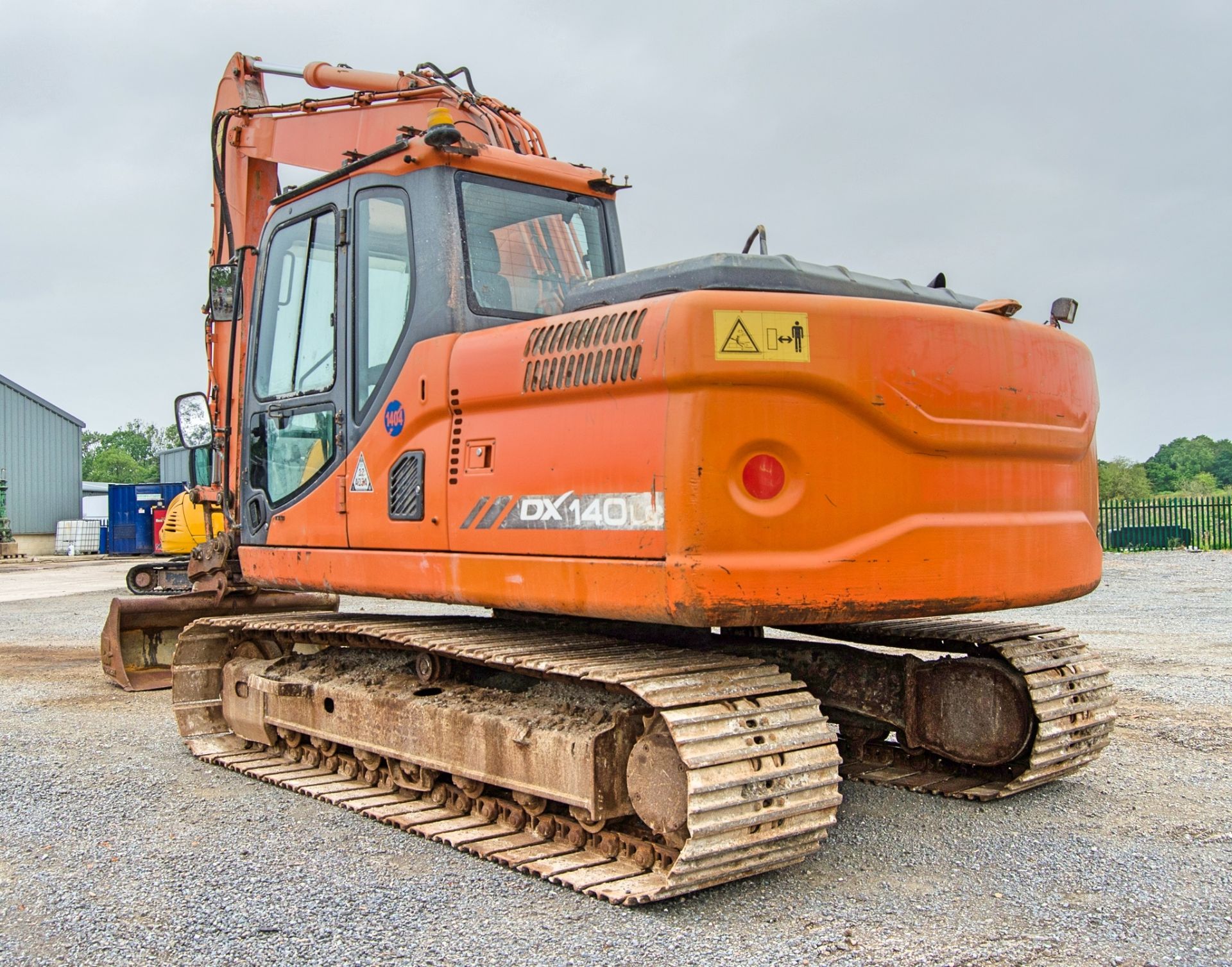 Doosan DX140LC 14 tonne steel tracked excavator Year: 2011 S/N: B0050396 Recorded Hours: 88075 ( - Image 4 of 28