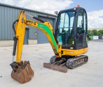 JCB 8018 1.5 tonne rubber tracked mini excavator Year: 2017 S/N: 2545638 Recorded Hours: 1173 blade,
