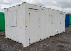 21ft x 9ft steel anti-vandal welfare site unit Comprising of: canteen area, toilet & generator