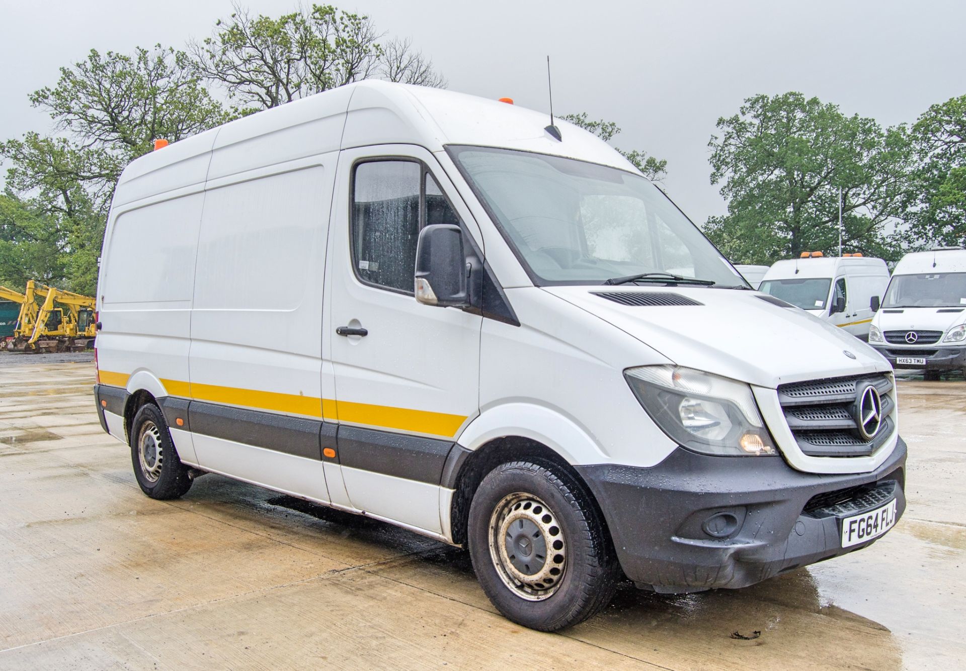 Mercedes Benz Sprinter 313CDi 2.1 diesel 6 speed manual MWB panel van Registration Number: FG64 - Image 2 of 32