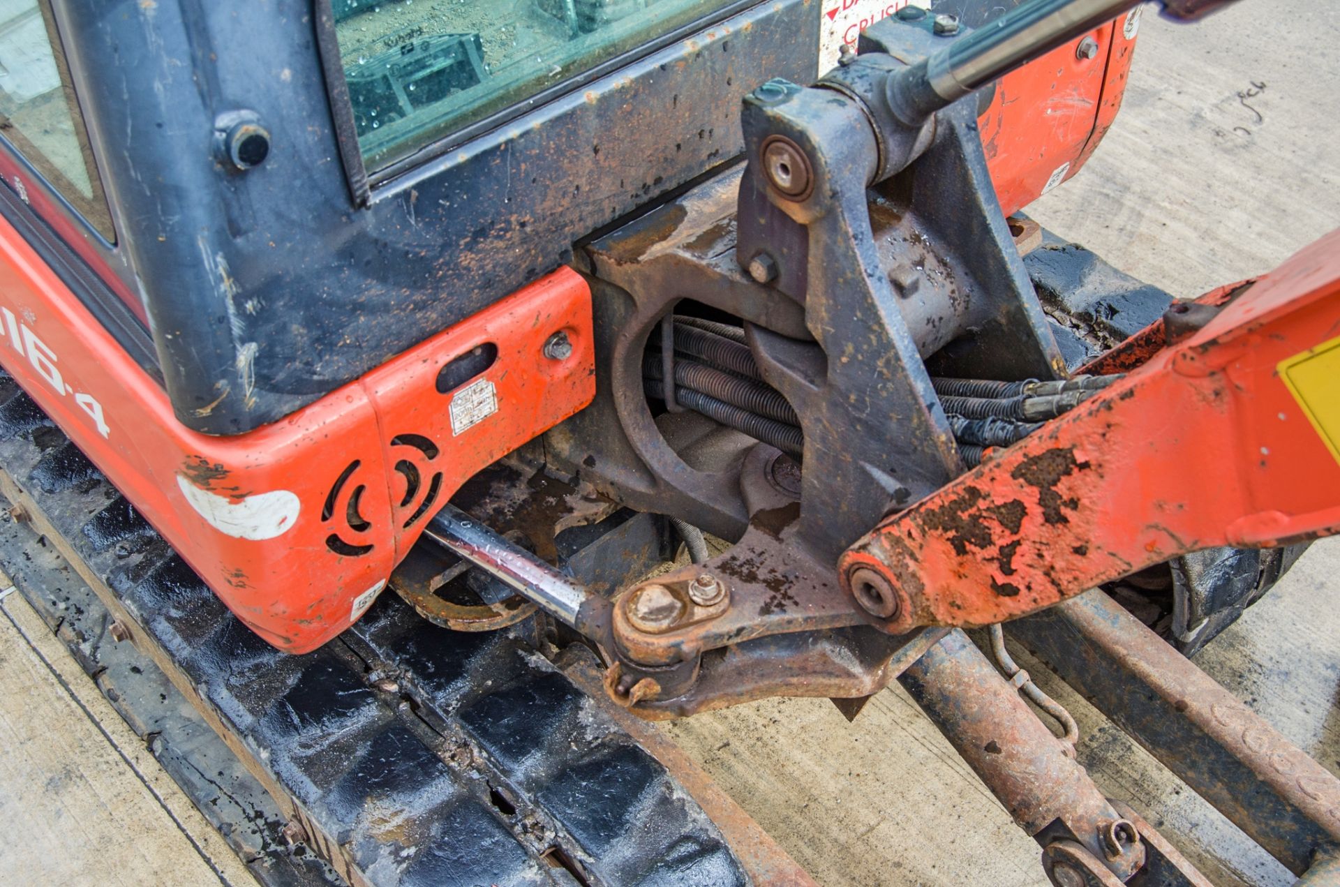 Kubota KX016-4 1.5 tonne rubber tracked mini excavator Year: 2017 S/N: 61046 Recorded Hours: 1556 - Image 17 of 26