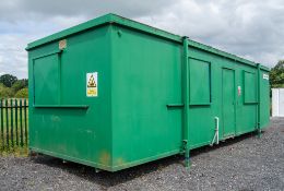 32ft x 10ft steel anti-vandal jack leg welfare site unit Comprising of: canteen area, office,