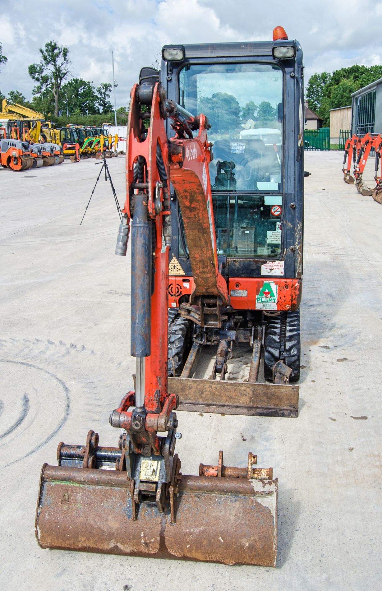 Kubota KX016-4 1.5 tonne rubber tracked mini excavator Year: 2017 S/N: 60970 Recorded Hours: 3263 - Image 5 of 26