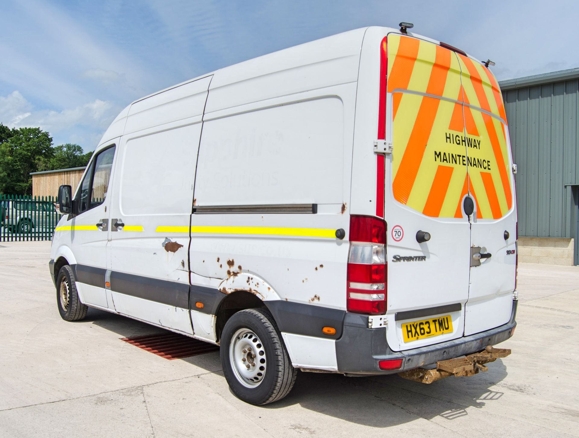 Mercedes Benz Sprinter 313CDi 2.1 diesel 6 speed manual MWB panel van Registration Number: HX63 - Image 4 of 29