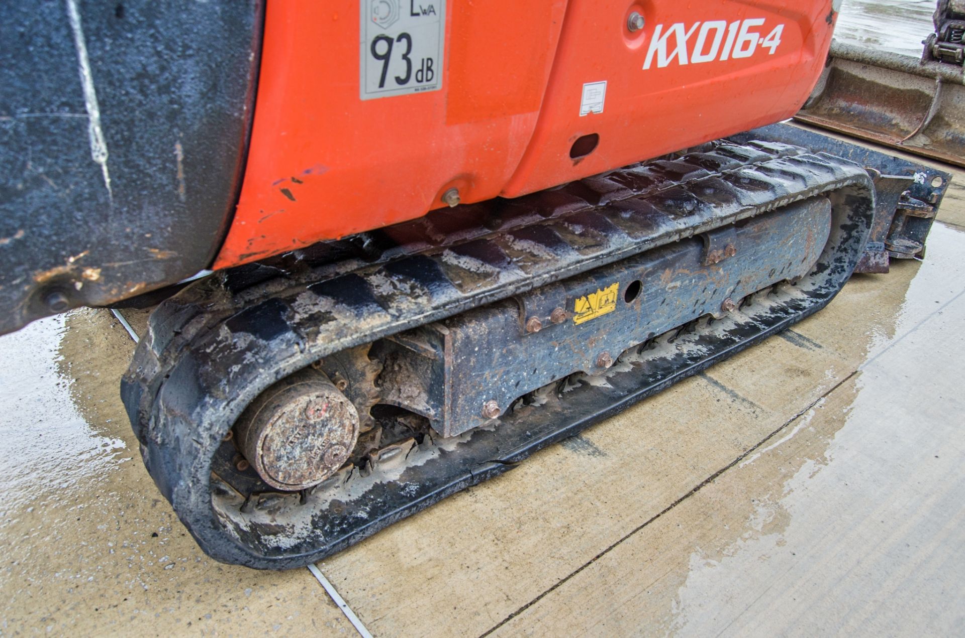 Kubota KX016-4 1.5 tonne rubber tracked mini excavator Year: 2017 S/N: 61304 Recorded Hours: 1455 - Image 11 of 27