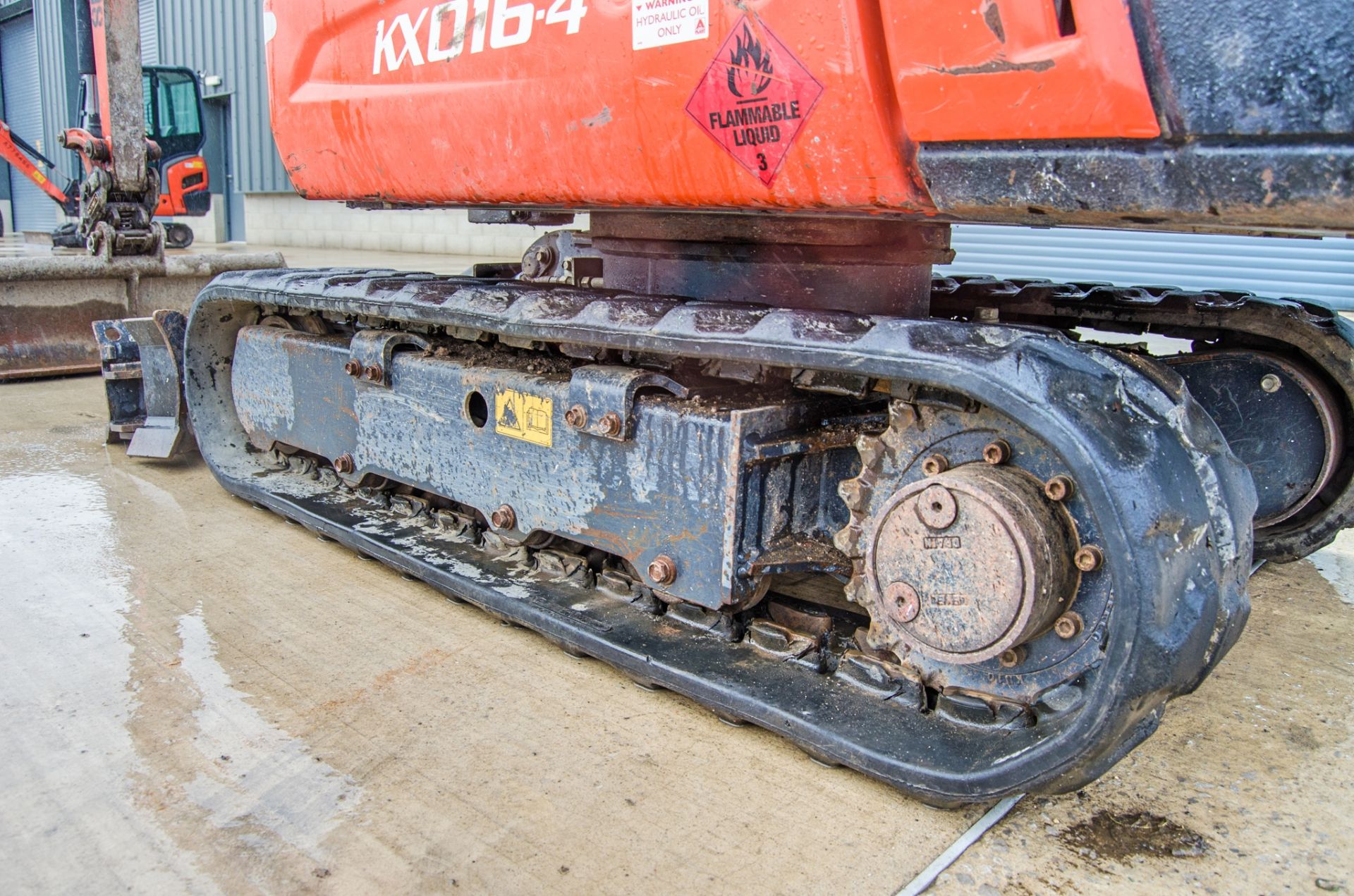 Kubota KX016-4 1.5 tonne rubber tracked mini excavator Year: 2017 S/N: 61304 Recorded Hours: 1455 - Image 10 of 27