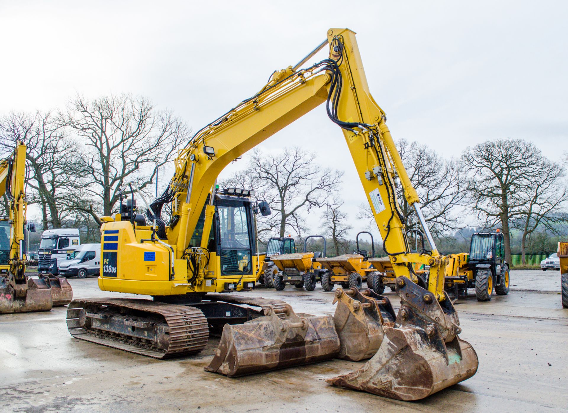 Komatsu PC138 US-11 13.8 tonne steel tracked excavator Year: 2018 S/N: JUF50661 Recorded Hours: 4360 - Image 2 of 28