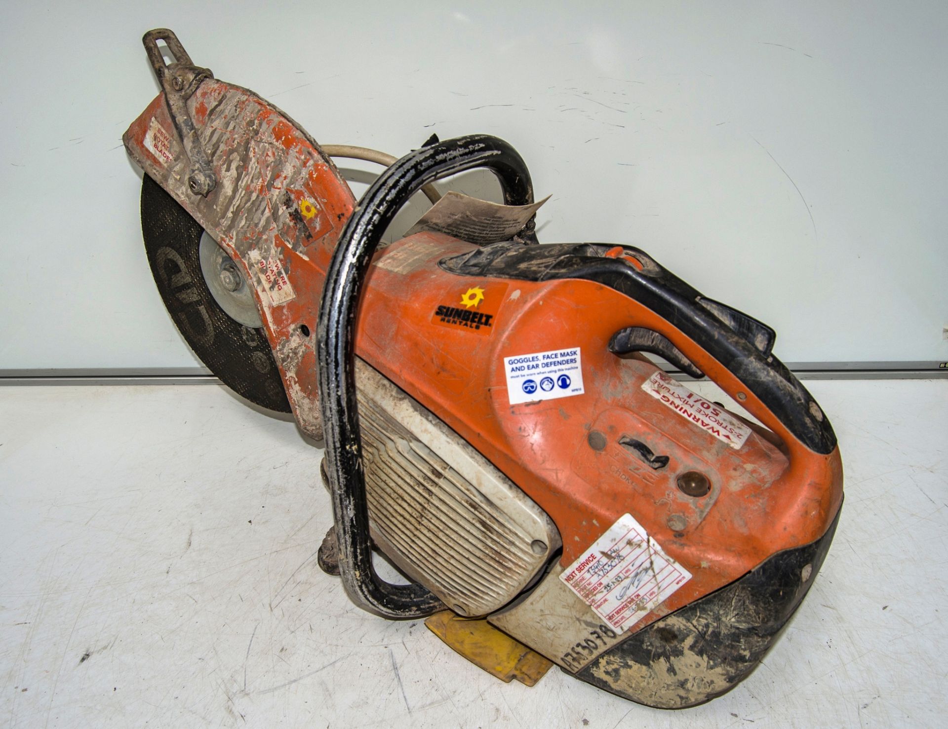 Stihl TS410 petrol driven cut off saw ** Pull cord missing ** A753078 - Image 2 of 2