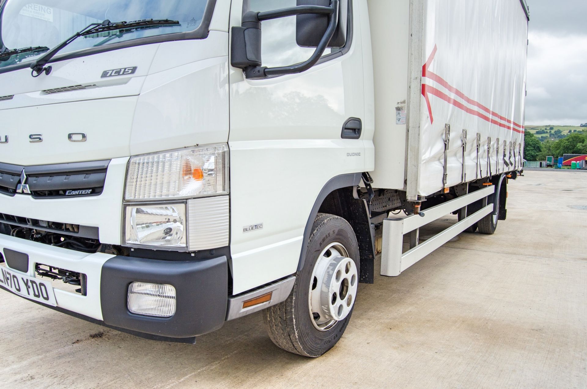 Mitsubishi Fuso Canter 7C15 Duonic 7.5 tonne automatic curtain sided lorry Registration Number: LN70 - Image 10 of 26