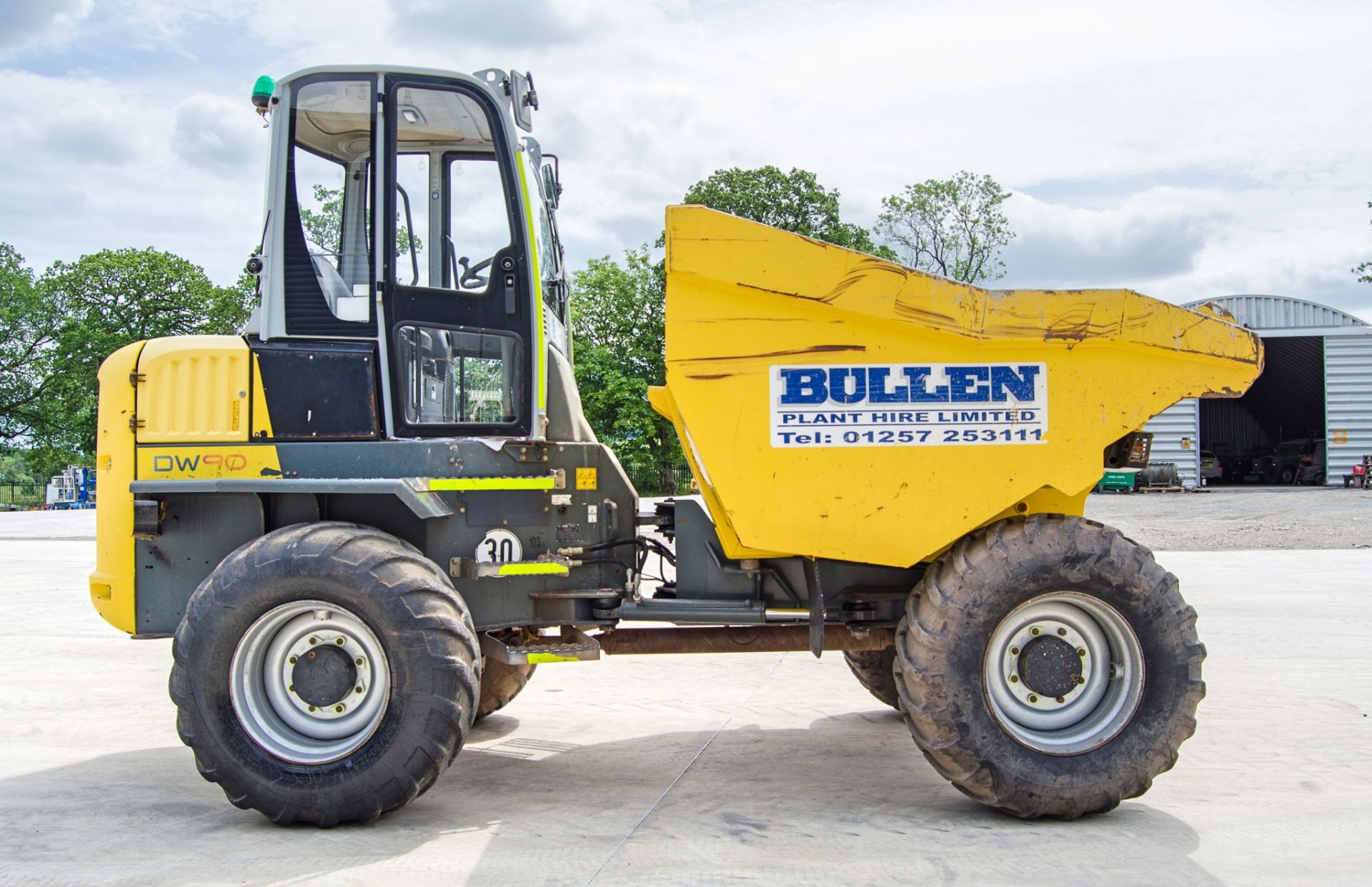 Wacker Neuson DW90 9 tonne straight skip cabbed dumper Year: 2016 S/N: PAL00320 Recorded Hours: 2702 - Image 8 of 25