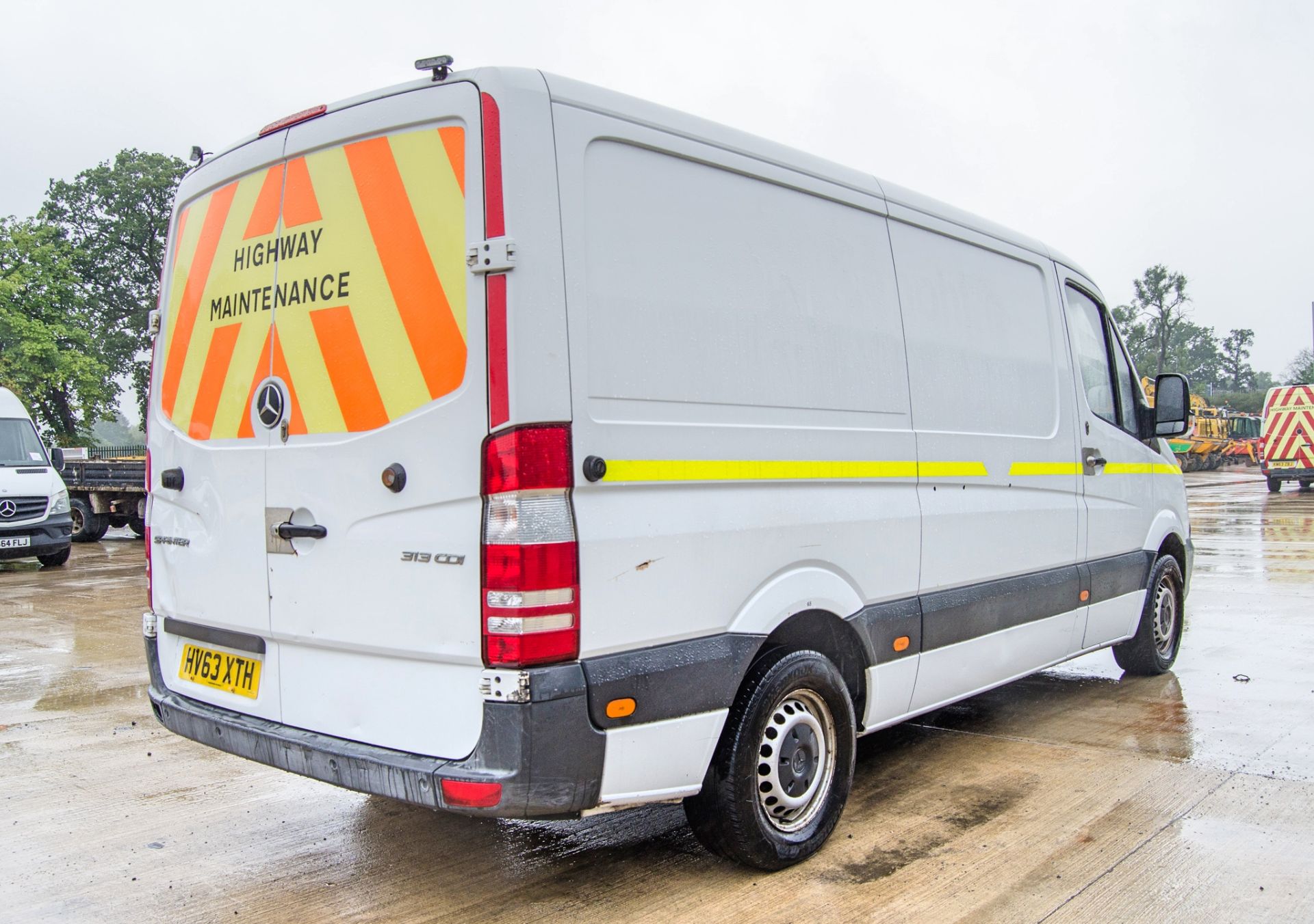 Mercedes Benz Sprinter 313CDi 2.1 diesel 6 speed manual MWB panel van Registration Number: HV63 - Image 3 of 29