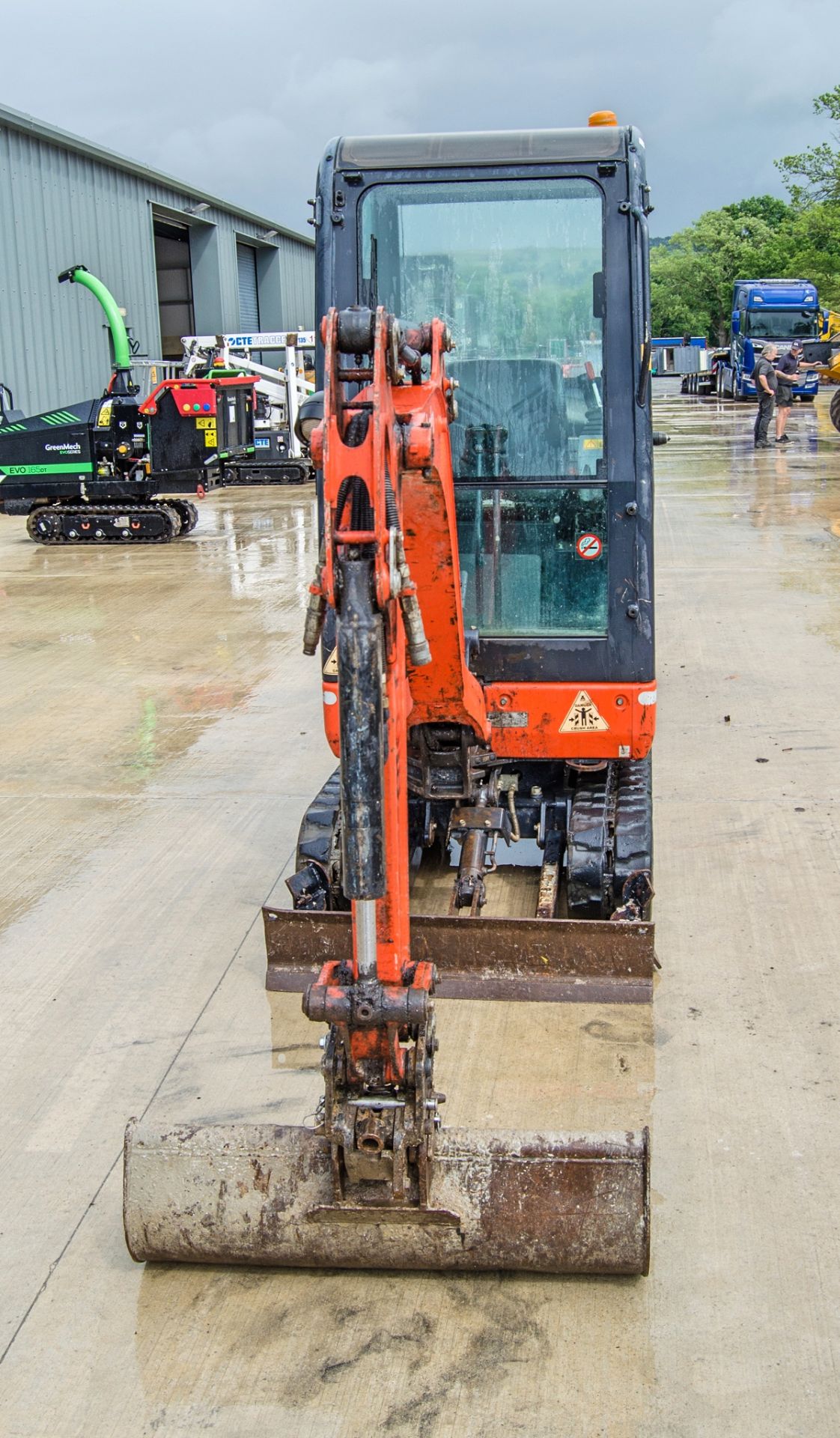 Kubota KX016-4 1.5 tonne rubber tracked mini excavator Year: 2017 S/N: 61304 Recorded Hours: 1455 - Image 5 of 27