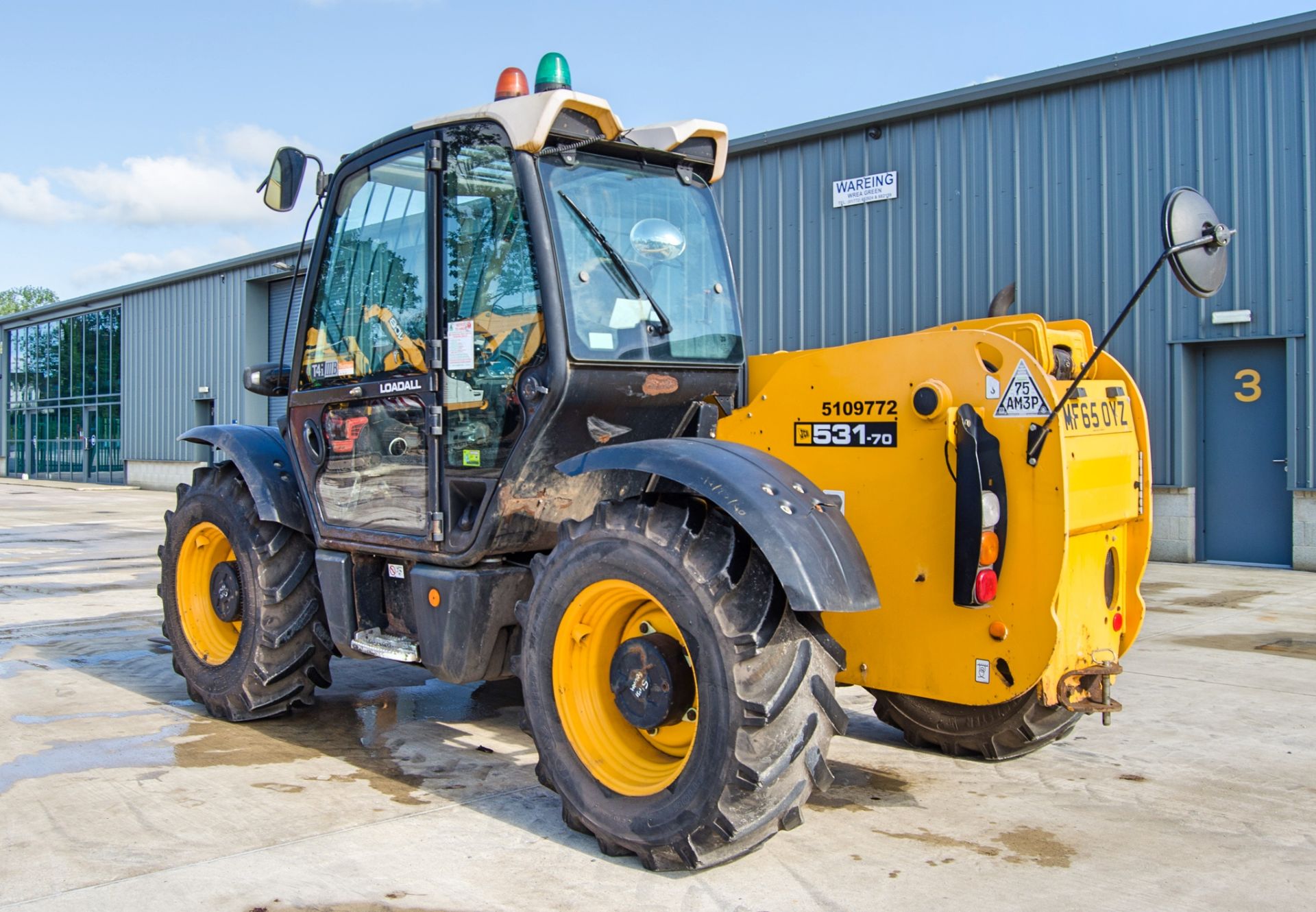 JCB 531-70 7 metre telescopic handler Year: 2016 S/N: 2349357 Recorded Hours: 2674 H5109772 - Image 4 of 23