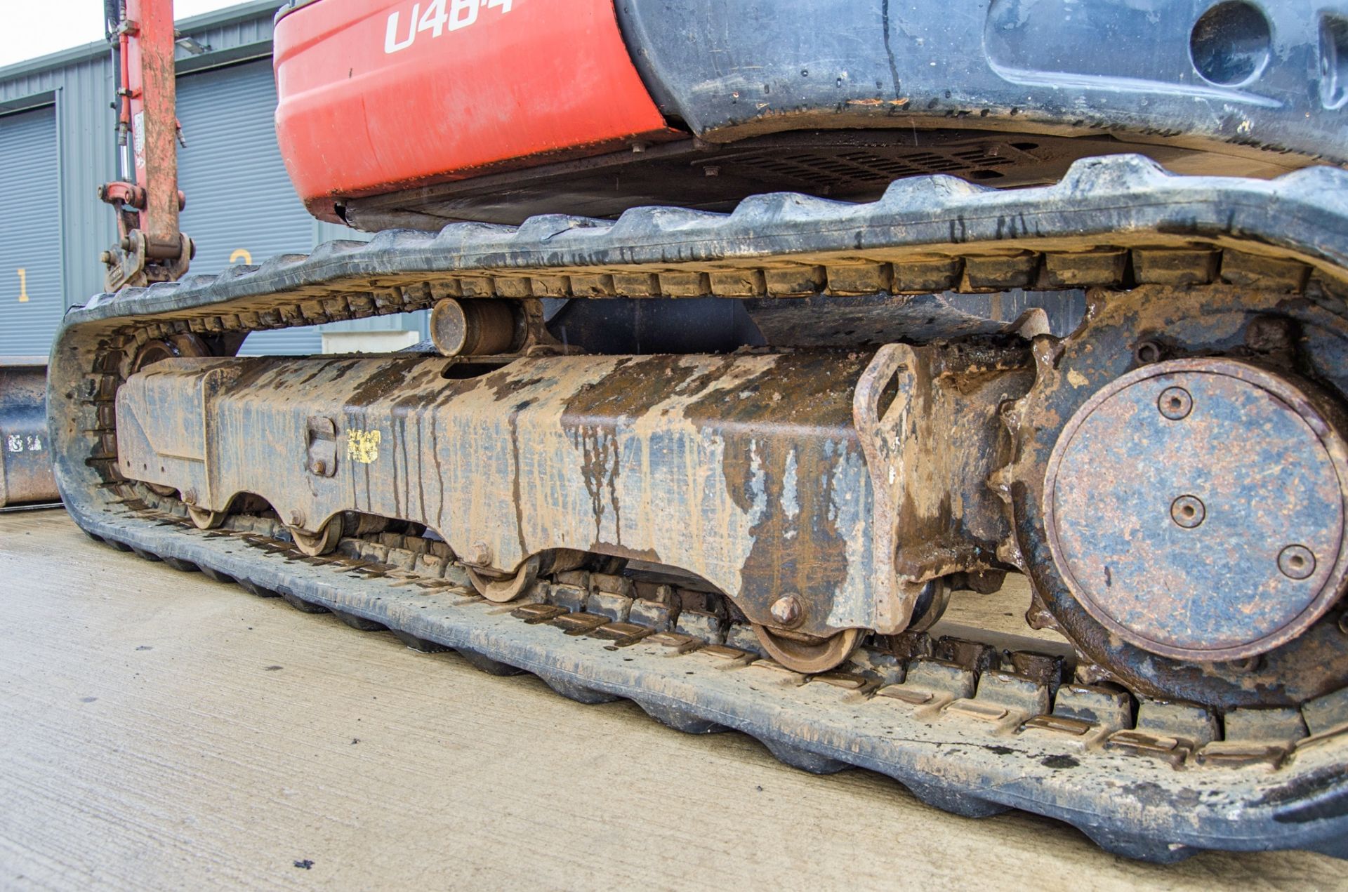 Kubota U48-4 4.8 tonne rubber tracked excavator Year: 2015 S/N: 52800 Recorded Hours: 3093 blade, - Image 12 of 25