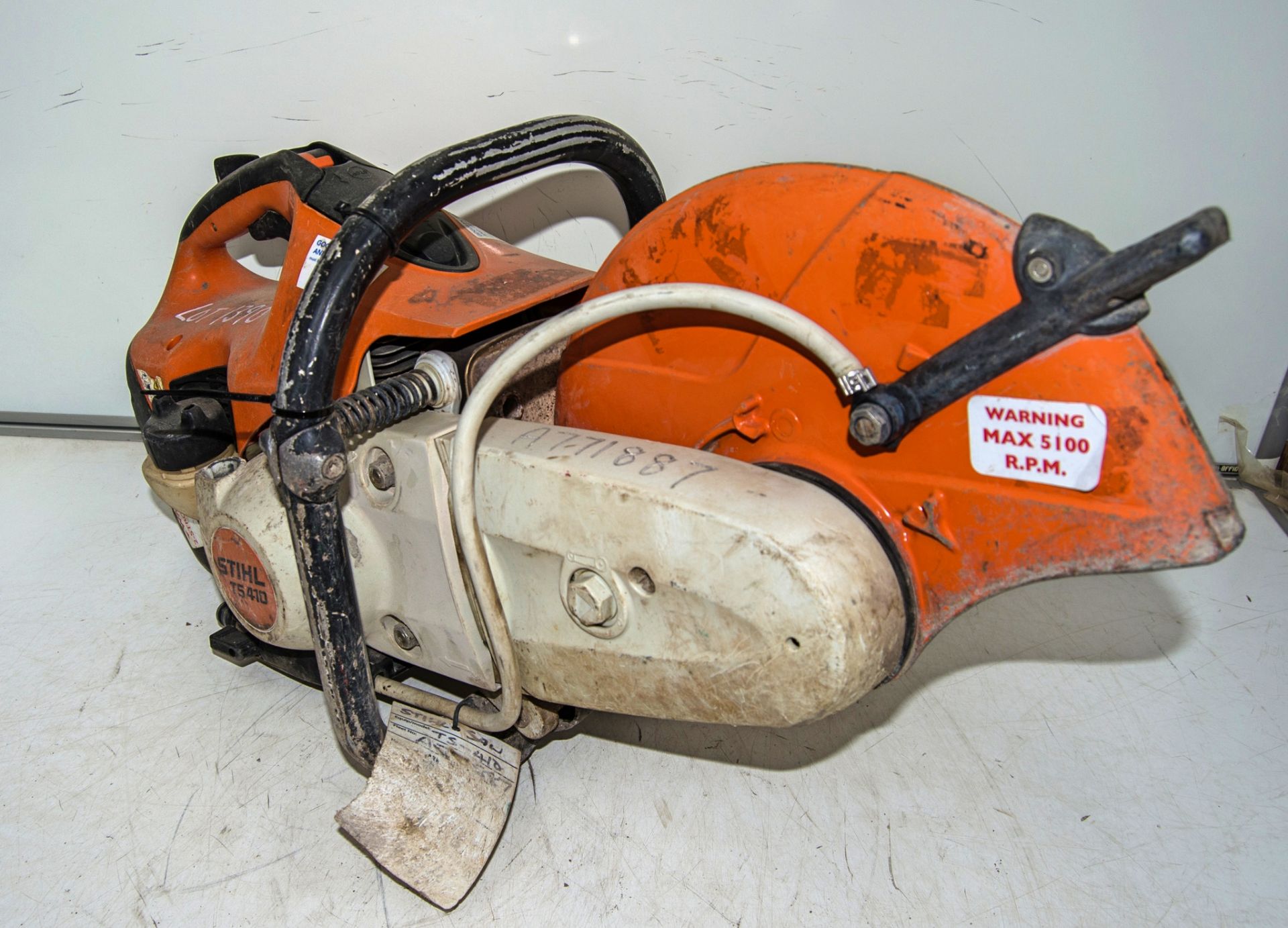 Stihl TS410 petrol driven cut off saw ** Pull cord missing ** A771887