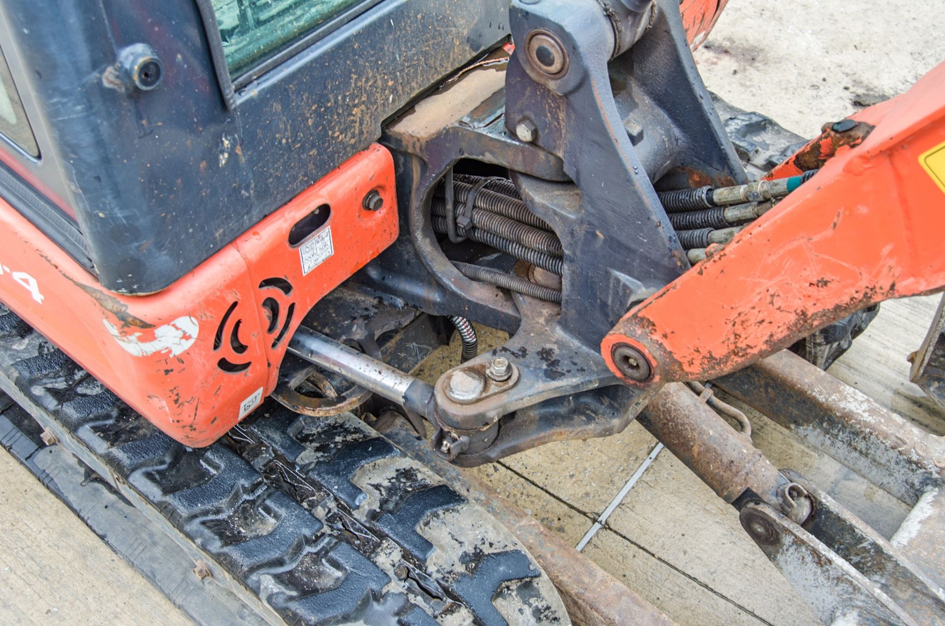 Kubota KX016-4 1.5 tonne rubber tracked mini excavator Year: 2017 S/N: 61026 Recorded Hours: 1861 - Image 18 of 27