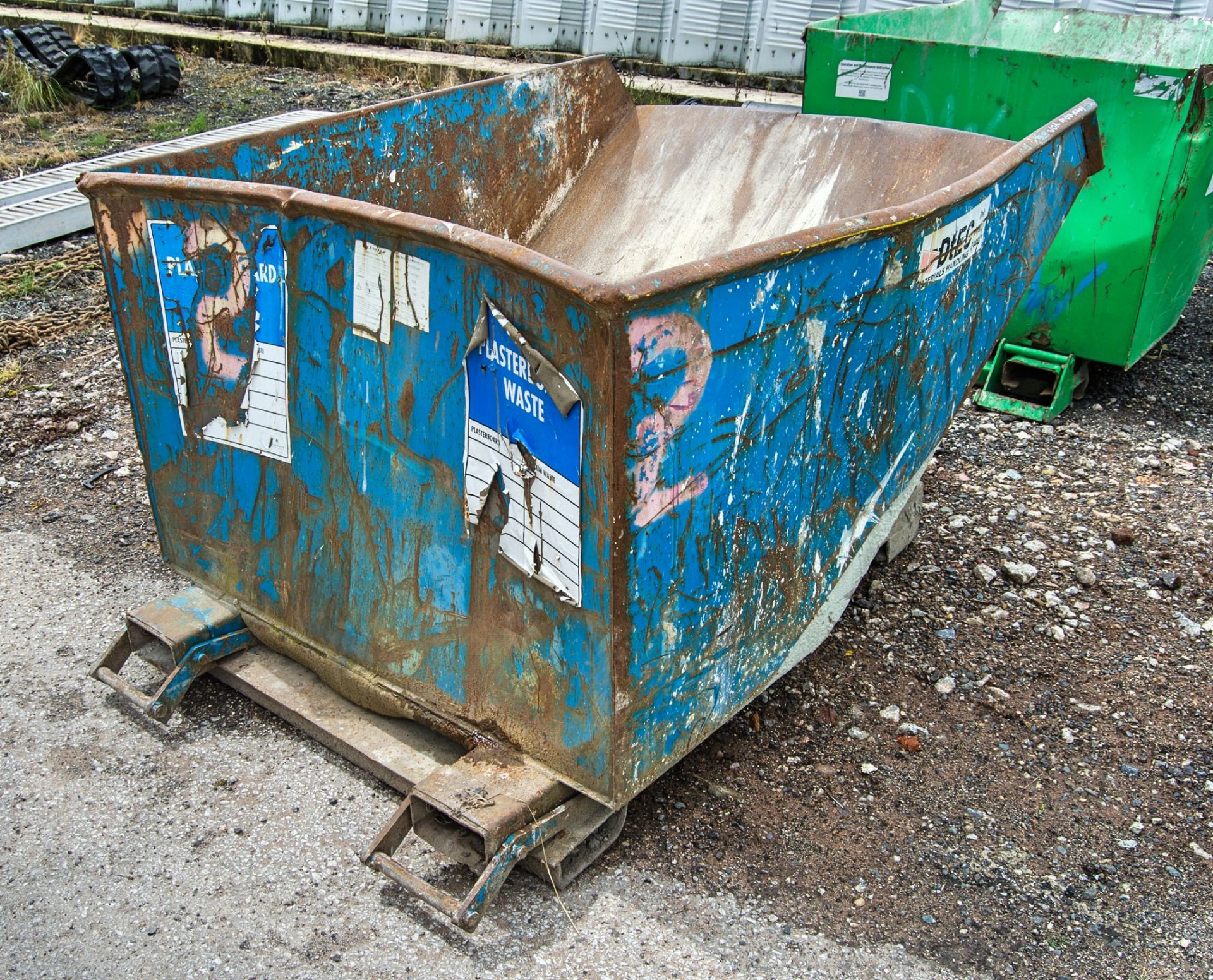 DTEC steel tipping skip - Image 2 of 2