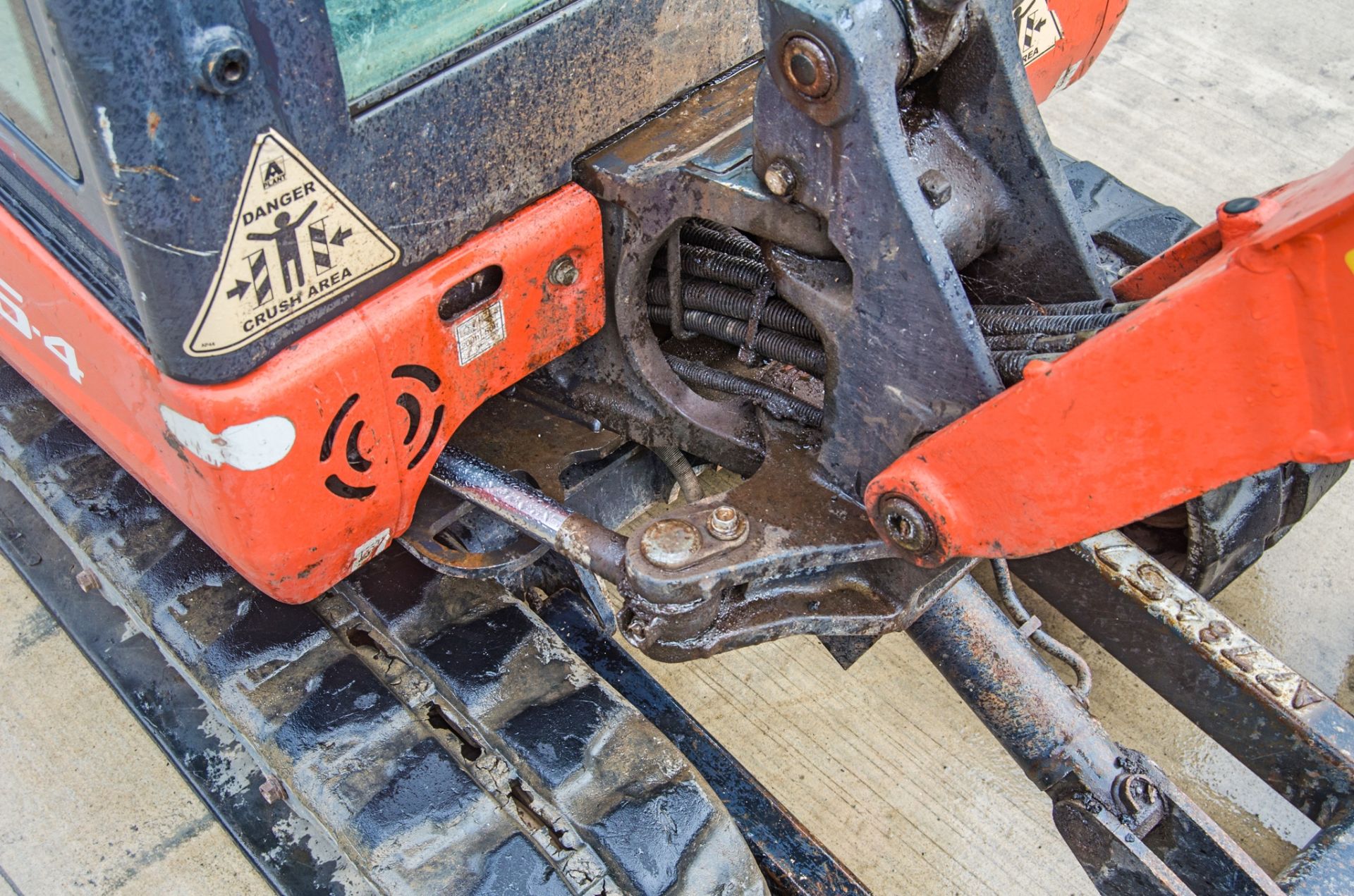 Kubota KX016-4 1.5 tonne rubber tracked mini excavator Year: 2017 S/N: 61304 Recorded Hours: 1455 - Image 18 of 27