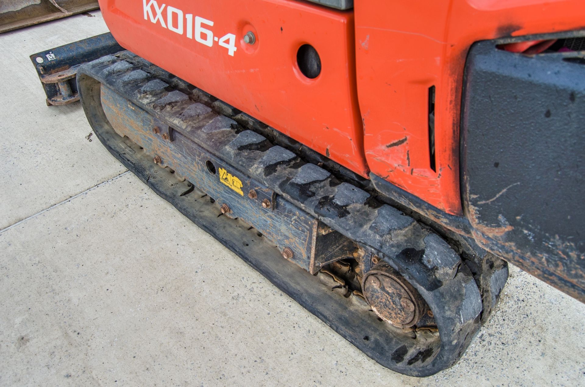Kubota KX016-4 1.5 tonne rubber tracked mini excavator Year: 2017 S/N: 61482 Recorded Hours: 1309 - Image 11 of 27