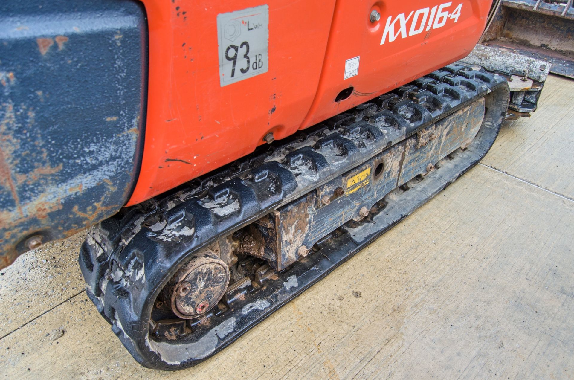 Kubota KX016-4 1.5 tonne rubber tracked mini excavator Year: 2017 S/N: 61026 Recorded Hours: 1861 - Image 11 of 27