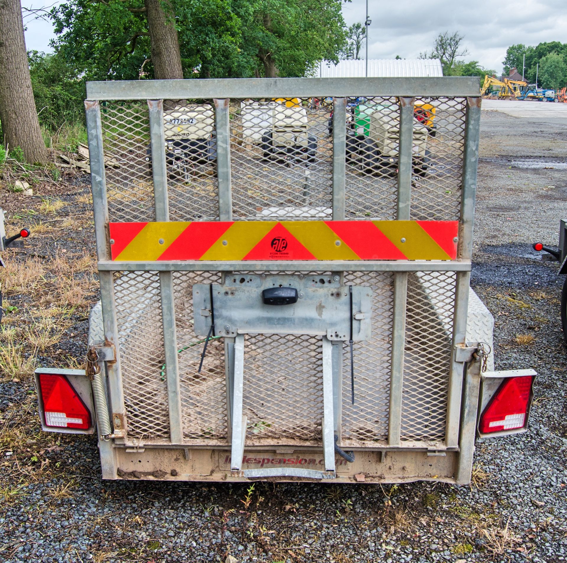 Indespension 8ft x 4ft tandem axle plant trailer S/N: GF122345 A721154 - Image 4 of 4