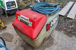 Western 435 litre fuel bowser c/w 12v electric pump, delivery hose and nozzle N602162