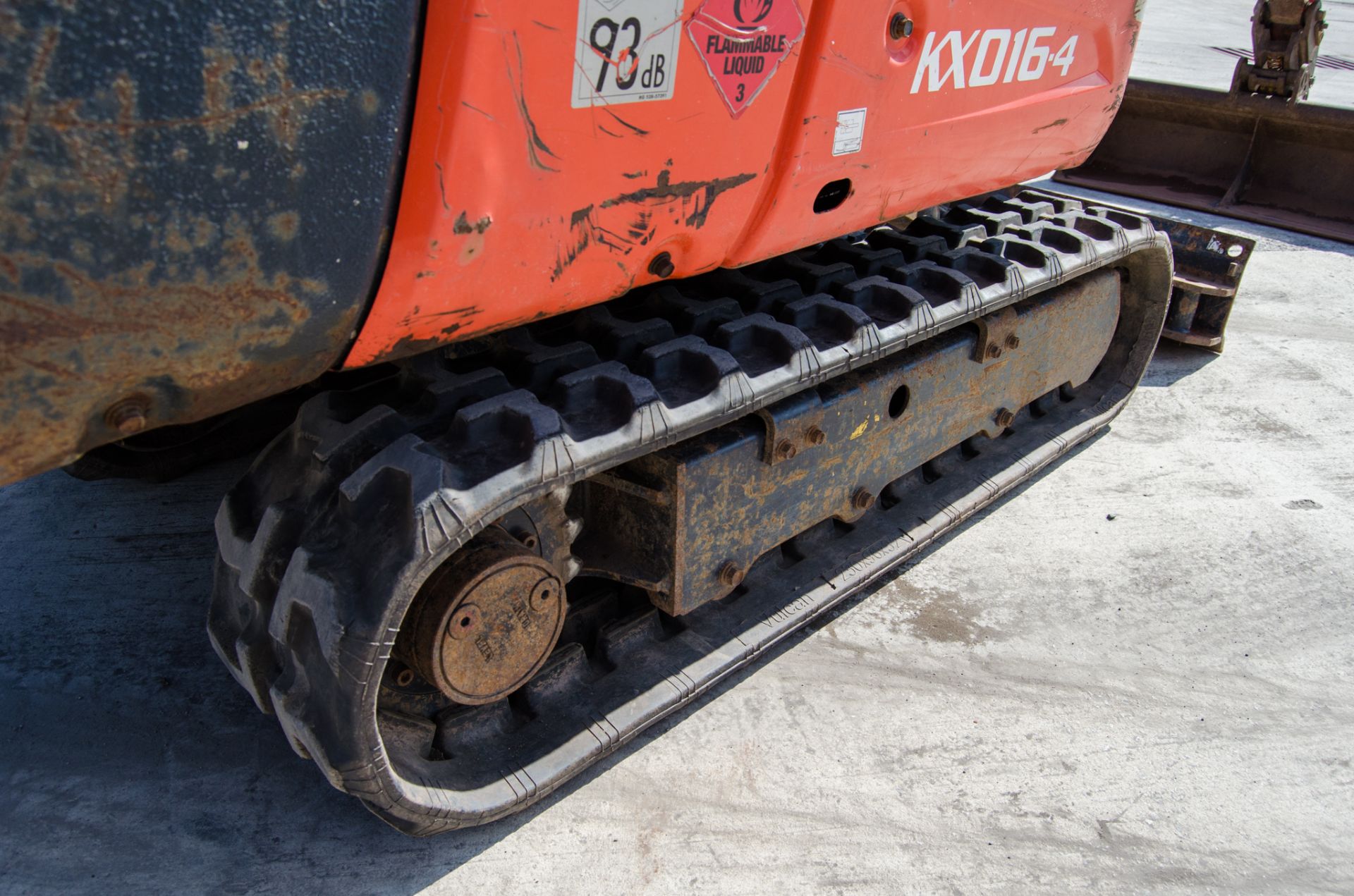 Kubota KX016-4 1.5 tonne rubber tracked mini excavator Year: 2017 S/N: 61761 Recorded hours: 1647 - Image 11 of 27