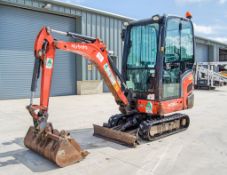 Kubota KX016-4 1.5 tonne rubber tracked mini excavator Year: 2017 S/N: 60970 Recorded Hours: 3263